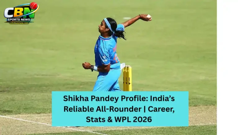 Shikha Pandey profile, Shikha Pandey Indian cricketer, Shikha Pandey WPL 2026, Shikha Pandey UP Warriorz, Shikha Pandey stats