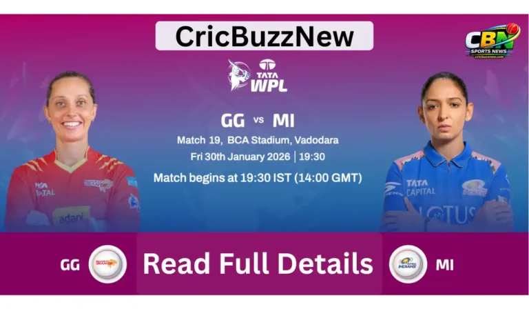 GG vs MI WPL 2026, Gujarat Giants vs Mumbai Indians, GG vs MI Playing XI, GG vs MI Fantasy Tips, WPL Match 19 Pitch Report, GG vs MI Head to Head